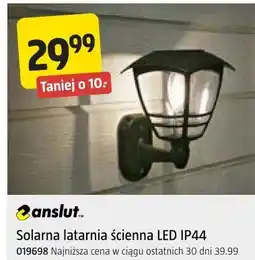 Jula Anslut Solarna latarnia ścienna LED IP44 oferta