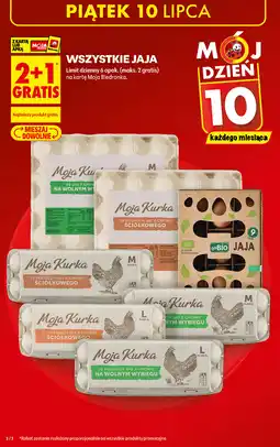 Biedronka Wszystkie jaja Moja Kurka, goBio oferta