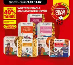 Biedronka Wszystkie dania Makłowicz i Synowie oferta