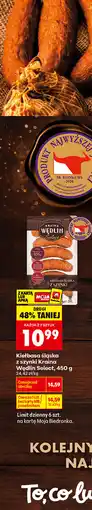 Biedronka Kiełbasa śląska z szynki Kraina Wędlin Select oferta