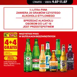 Biedronka Wszystkie piwa w butelkach bezzwrotnych oferta