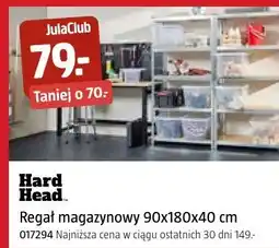 Jula Hard Head Regał magazynowy 90x180x40 cm oferta