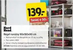 Jula Hard Head Regał narożny 90x180x90 cm oferta