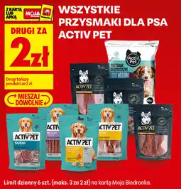 Biedronka Wszystkie przysmaki dla psa Activ Pet oferta