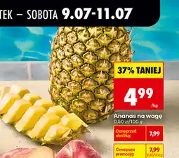 Biedronka Ananas na wagę oferta
