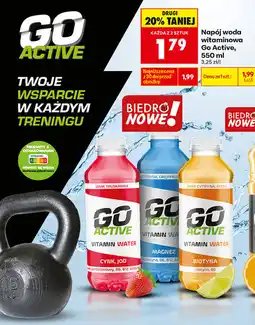 Biedronka Napój woda witaminowa Go Active oferta