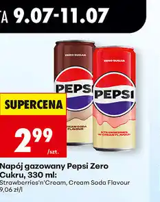 Biedronka Napój gazowany Pepsi Zero Cukru oferta