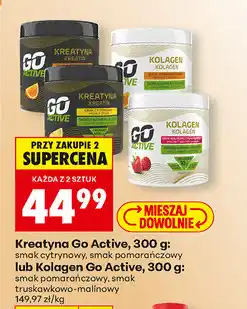 Biedronka Kreatyna Go Active lub Kolagen Go Active oferta