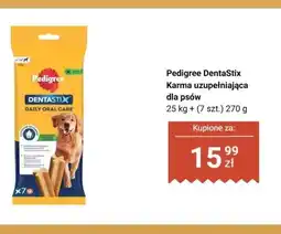 Biedronka Karma uzupełniająca dla psów Pedigree DentaStix oferta