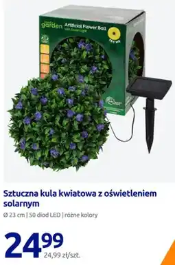 Action Sztuczna kula kwiatowa z oświetleniem solarnym Lovely Garden oferta