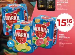 Duży Ben Piwo bezalkoholowe Warka Radler Owoce Leśne 4-pak oferta