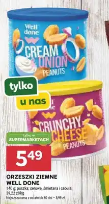 Stokrotka Orzeszki ziemne Crunchy Cheese Well Done oferta