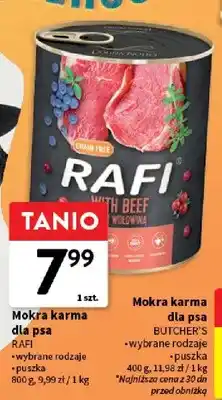 Intermarche Mokra karma dla psa Rafi wołowina oferta