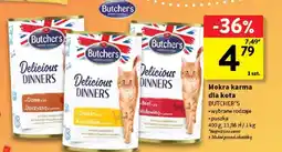 Intermarche Mokra karma dla kota Butcher's Delicious Dinners z wołowiną oferta