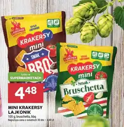 Stokrotka Mini krakersy Lajkonik Bruschetta oferta