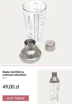 Homla Shaker ALCOLE ze srebrnym wieczkiem oferta