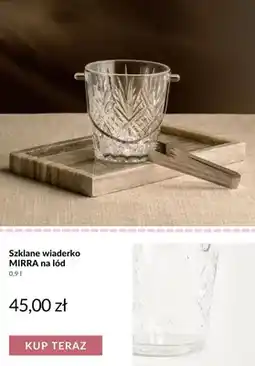 Homla Szklane wiaderko na lód MIRRA oferta
