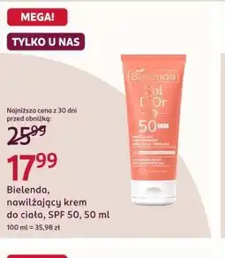 Rossmann Bielenda, nawilżający krem do ciała, SPF 50 oferta