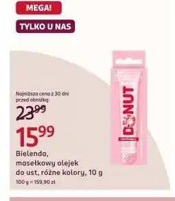 Rossmann Bielenda, masełkowy olejek do ust, różne kolory oferta
