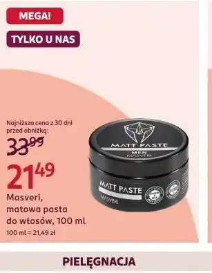 Rossmann Masveri, matowa pasta do włosów oferta
