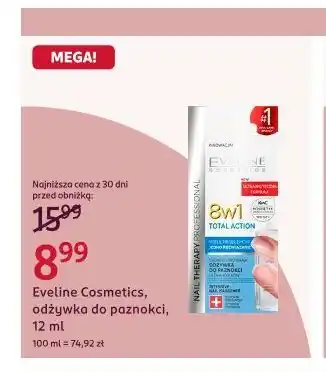 Rossmann Eveline Cosmetics, odżywka do paznokci oferta