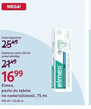 Rossmann Elmex, pasta do zębów na nadwrażliwość oferta
