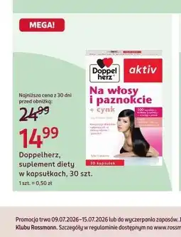 Rossmann Doppelherz, suplement diety w kapsułkach, 30 szt oferta