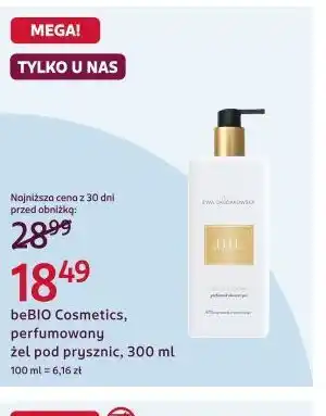 Rossmann beBIO Cosmetics, perfumowany żel pod prysznic oferta