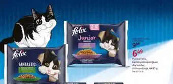 Rossmann Purina Felix, karma pełnoporcjowa dla kotów, różne rodzaje oferta
