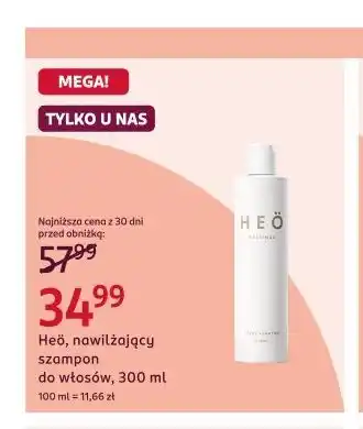 Rossmann Heö, nawilżający szampon do włosów oferta