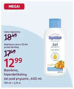 Rossmann Bambino, hiperdelikatny żel pod prysznic, 400 ml oferta
