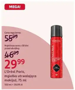 Rossmann L’Oréal Paris, mgiełka utrwalająca makijaż, 75 ml oferta