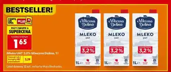 Biedronka Mleko UHT 3,2% Mleczna Dolina, 1l oferta
