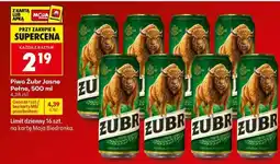 Biedronka Piwo Żubr Jasne Pełne, 500 ml oferta