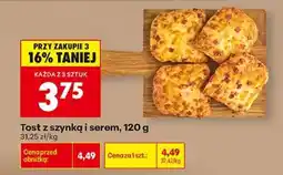 Biedronka Tost z szynką i serem , 120 g oferta