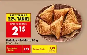 Biedronka Rożek z jabłkiem , 95 g oferta
