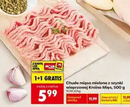Biedronka Chude mięso mielone z szynki wieprzowej Kraina Mies , 500 g oferta