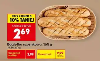Biedronka Bagietka czosnkowa 165 g oferta