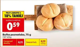 Biedronka Bułka poznańska 75 g oferta