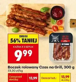 Biedronka Boczek rolowany Czas na Grill, 300 g oferta
