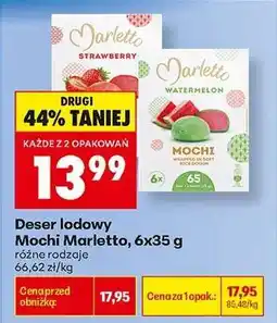 Biedronka Deser lodowy Mochi Marletto 6x35 g oferta
