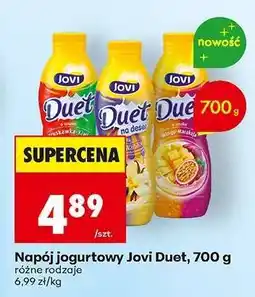 Biedronka Napój jogurtowy Jovi Duet, 700 g oferta