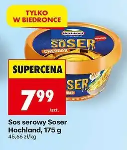 Biedronka Sos serowy Soser Hochland, 175 g oferta