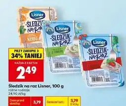 Biedronka Śledzik na raz Lisner, 100 g oferta