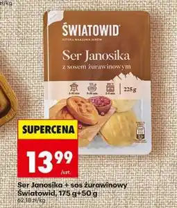 Biedronka Ser Janosika + sos żurawinowy oferta