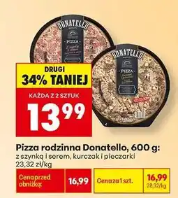 Biedronka Pizza rodzinna Donatello, 600 g oferta