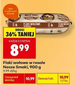 Biedronka Flaki wołowe w rosole Nasze Smaki, 900 g oferta