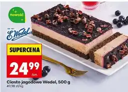 Biedronka Ciasto jagodowe Wedel, 500 g oferta