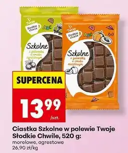 Biedronka Ciastka Szkolne w polewie Twoje Słodkie Chwile, 520 g oferta