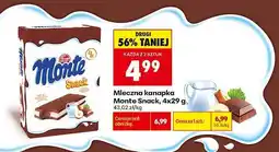 Biedronka Mleczna kanapka Monte Snack 4x29 g oferta